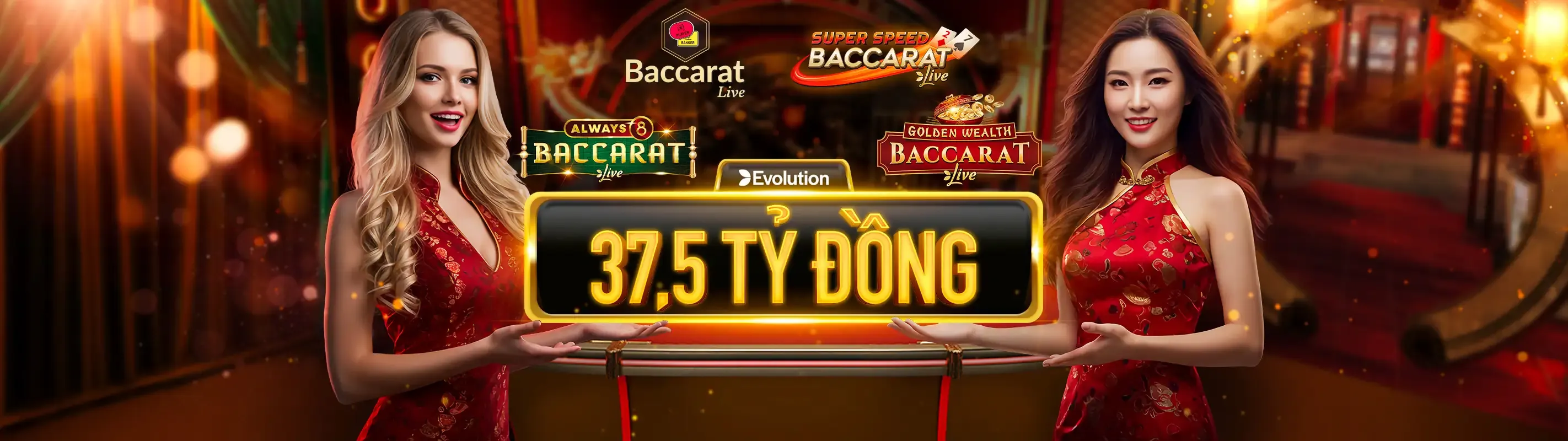 Bàn Baccarat sang trọng tại abc88 uy tín